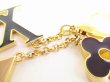 Photo7: LOUIS VUITTON Gold Bag Charm Key Holder Sac Fleures du monogram #9163