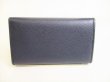 Photo2: PRADA Navy Blue Saffiano Leather 6 Pics Key Cases #9168
