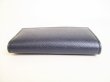 Photo6: PRADA Navy Blue Saffiano Leather 6 Pics Key Cases #9168