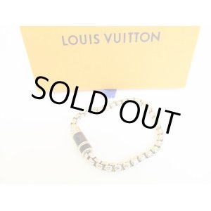 Photo: LOUIS VUITTON Monogram Eclipse Chain Bracelet #9169