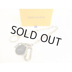 Photo: LOUIS VUITTON Monogram Eclipse Key Chain Key Ring #9177