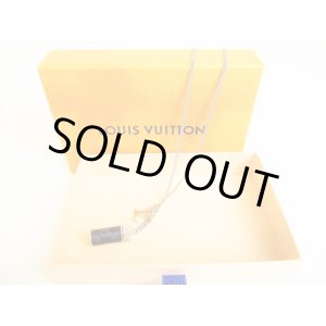 Photo: LOUIS VUITTON Stainless Steel Monogram Eclipse Charms Necklace #9178