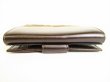 Photo6: FENDI Zucch Canvas Dark Brown Leather Bifold Wallet Compact Wallet #9179