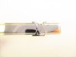 Photo10: LOUIS VUITTON Silver Steel LV Motif Necktie Pin Tie Clip #9181