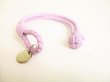 Photo9: BOTTEGA BENETA Intrecciato Lilac Leather Bangle Bracelet #9184