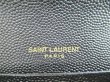 Photo10: Saint Laurent Paris Gold YSL Motif Black Leather Long Flap Wallet #9185