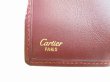 Photo10: Cartier Must de Cartier Bordeaux Leather Trifold Wallet #9197