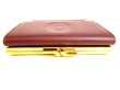 Photo6: Cartier Must de Cartier Bordeaux Leather Trifold Wallet #9197