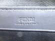 Photo10: FENDI Logo Black Leather Round Zip Long Wallet #9199