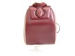 Photo1: Cartier Must De Cartier Bordeaux Leather Backpack Bag #9202