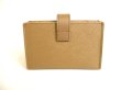 Photo2: CELINE Beige Leather Card Case Card Holder #9203