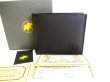 Photo1: HUNTING WORLD Black Nylon Leather Bifold Wallet Purse #9211