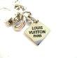 Photo10: LOUIS VUITTON Silver Color Metal Wallet Chain Chaine Anneau Cle #9215