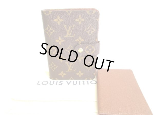 Photo1: LOUIS VUITTON Monogram Leather Bifold Wallet Porte Papiers Zippe #9216