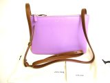 Photo: CELINE Lamb Leather Tricolor Leather Crossbody Bag Purse Trio Pouch PM #9217