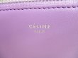 Photo10: CELINE Lamb Leather Tricolor Leather Crossbody Bag Purse Trio Pouch PM #9217