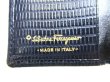 Photo10: Salvatore Ferragamo Vara Navy Blue Leather Gold H/W 6Pics Key Case #9227