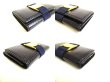 Photo7: Salvatore Ferragamo Vara Navy Blue Leather Gold H/W 6Pics Key Case #9227