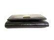 Photo5: DOLCE&GABBANA Black Leather Trifold Wallet Purse #9237