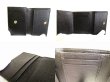 Photo8: DOLCE&GABBANA Black Leather Trifold Wallet Purse #9237