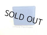 Photo: LOUIS VUITTON Epi Blue Leather Coin Purse Porto Monnaie Boite #9241