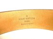 Photo10: LOUIS VUITTON Monogram Brown Gold Buckle Belt Waist Size 74-87cm #9242