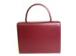 Photo2: Cartier Leather Bordeaux Must de Cartier Hand Bag Purse #9244