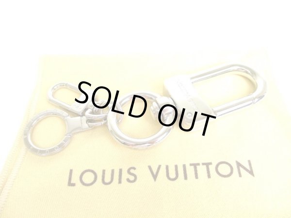 Photo1: LOUIS VUITTON Zinc Alloy Key Charm Key Ring Anneau Cle Mousqueton XL #9245