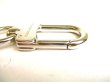 Photo2: LOUIS VUITTON Zinc Alloy Key Charm Key Ring Anneau Cle Mousqueton XL #9245