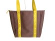 Photo2: LOUIS VUITTON Cup Dark Brown Canvas Tote Bag Antigua Cabas MM #9246