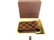 Photo12: LOUIS VUITTON Damier Brown Leather Cigarette Case Tabacco Case #9247