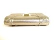 Photo6: Christian Dior Diorama Champagne Gold Leather Bifold Wallet #9255