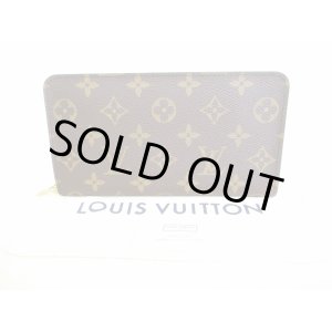 Photo: LOUIS VUITTON Monogram Leather Zip Around Wallet Porto Monnaie Zip #9257