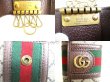 Photo9: GUCCI GG Brown PVC Canvas Brown Leather 6 Pics Key Cases #9259