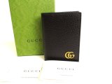 Photo: GUCCI GG Marmont Black Leather Business Card Case #9260