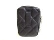 Photo2: CHANEL Cambon Calf Leather Black Cigarette Cases Pouch #9265