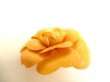 Photo5: CHANEL Camelia Beige orange Canvas Corsage Brooch #9269