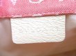 Photo10: BVLGARI Pink Canvas Cream Leather Logo Mania Tote Bag w/Pouch #9274