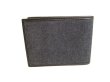 Photo2: GUCCI Black Denim Leather Bifold Wallet Compact Wallet #9276