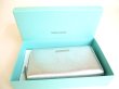 Photo12: Tiffany & Co. Logo Plate Silver Leather Round Long Wallet #9277