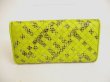 Photo2: BOTTEGA VENETA Intrecciato Dark Yellow Leather Bifold Long Flap Wallet #9280