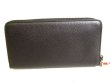 Photo2: Christian Louboutin Panettone Black Leather Round Zip Wallet #9284