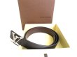 Photo12: LOUIS VUITTON Taurillon Black Leather LV Initales 3.5MM Reversible Belt #9285