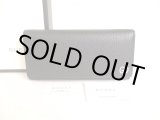 Photo: GUCCI GG Metal Black Leather Bifold Long Flap Wallet #9286