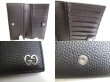 Photo8: GUCCI GG Metal Black Leather Bifold Long Flap Wallet #9286