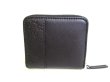 Photo2: GUCCI Guccissima Black Leather Round Zip Coin Purse #9290