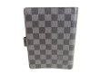 Photo2: LOUIS VUITTON Damier Graphite Document Holders Medium Ring Agenda Cover #9291