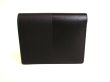 Photo2: HERMES Black Leather Bifold Bill Wallet Card Holder Manhattan #9292