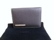 Photo1: Cartier Santos de Cartier Black Leather Business Credit Card Cases #9303