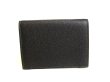 Photo2: Cartier Santos de Cartier Black Leather Business Credit Card Cases #9303